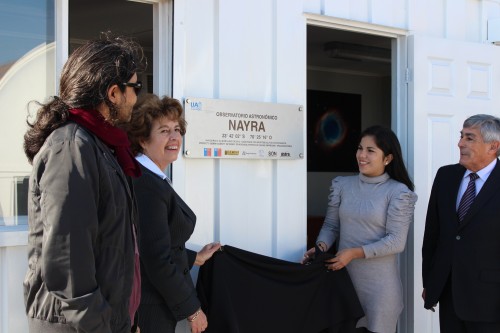 Inauguración de Observatorio Nayra