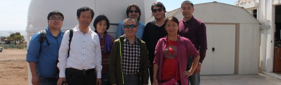 Astrónomos chinos visitan nuestra Unidad