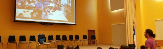 Videoconferencia entre estudiantes del colegio AIS y astrónomos de la SFU