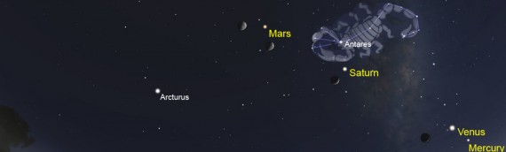 5 planetas serán visibles en nuestros cielos hasta mediados de febrero